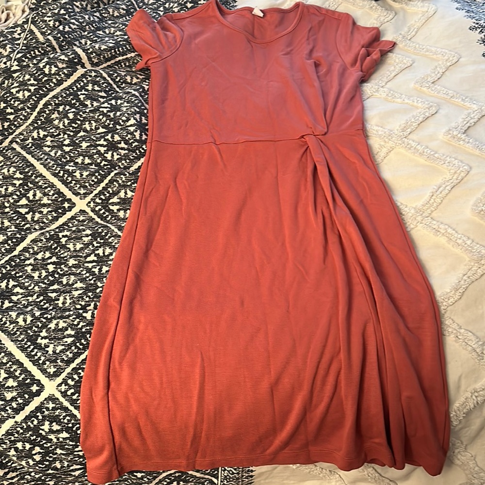 Old navy fake knot r shirt dress